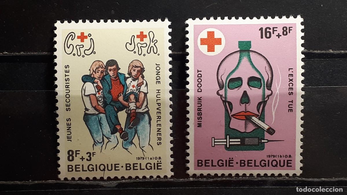 Sellos: B&Eacute;LGICA. A&Ntilde;O 1979. **. YVERT 1976/7