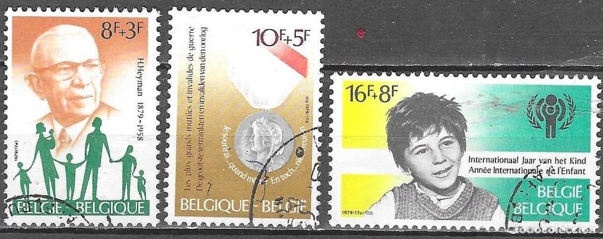 Sellos: SELLOS USADOS DE BELGICA 1979, YT 1960/ 62