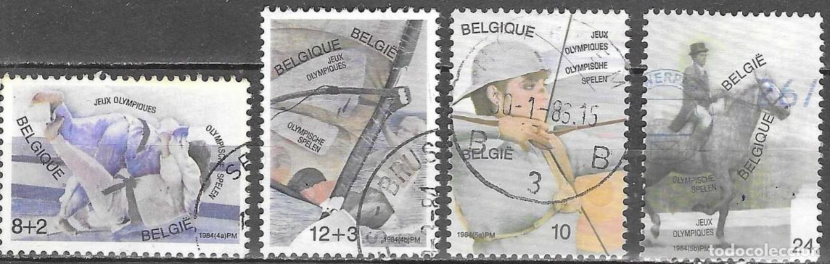 Sellos: SELLOS USADOS DE BELGICA 1984, YT 2118/ 21