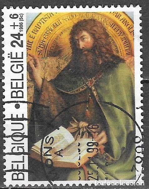 Sellos: SELLO USADO DE BELGICA 1986, YT 2208