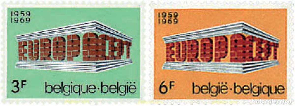 Sellos: 85924 MNH BELGICA 1969 EUROPA CEPT. 10 ANIVERSARIO DE LA CEPT