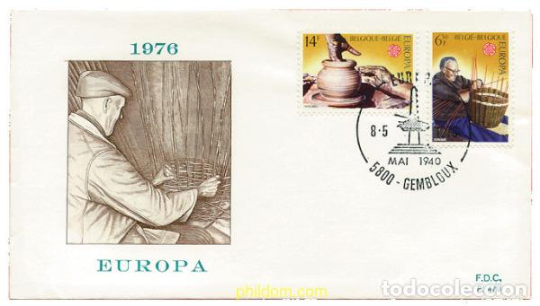 Sellos: 22994 MNH BELGICA 1976 EUROPA CEPT 1976 - ARTESANIA