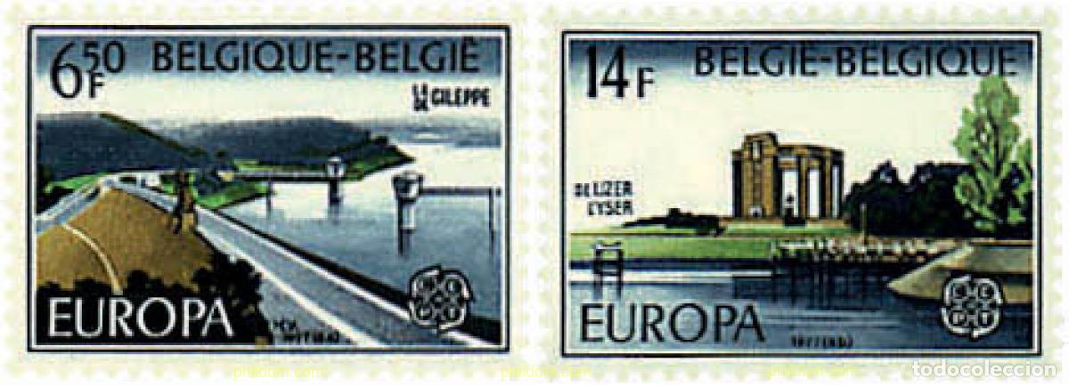 Sellos: 85932 MNH BELGICA 1977 EUROPA CEPT. PAISAJES