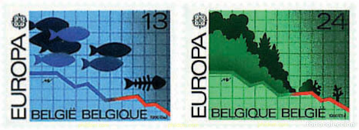 Sellos: 85941 MNH BELGICA 1986 EUROPA CEPT. PATRIMONIO ARTISTICO Y NATURAL