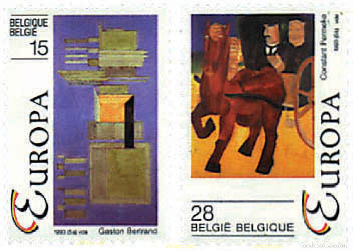 Sellos: 85977 MNH BELGICA 1993 EUROPA CEPT. ARTE CONTEMPORANEO