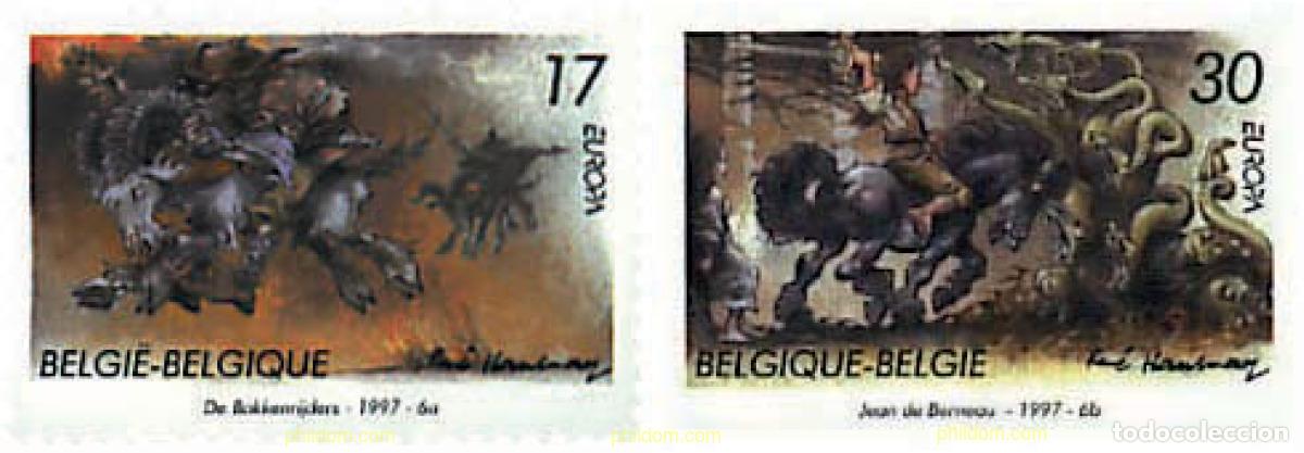 Sellos: 86112 MNH BELGICA 1997 EUROPA CEPT. CUENTOS Y LEYENDAS