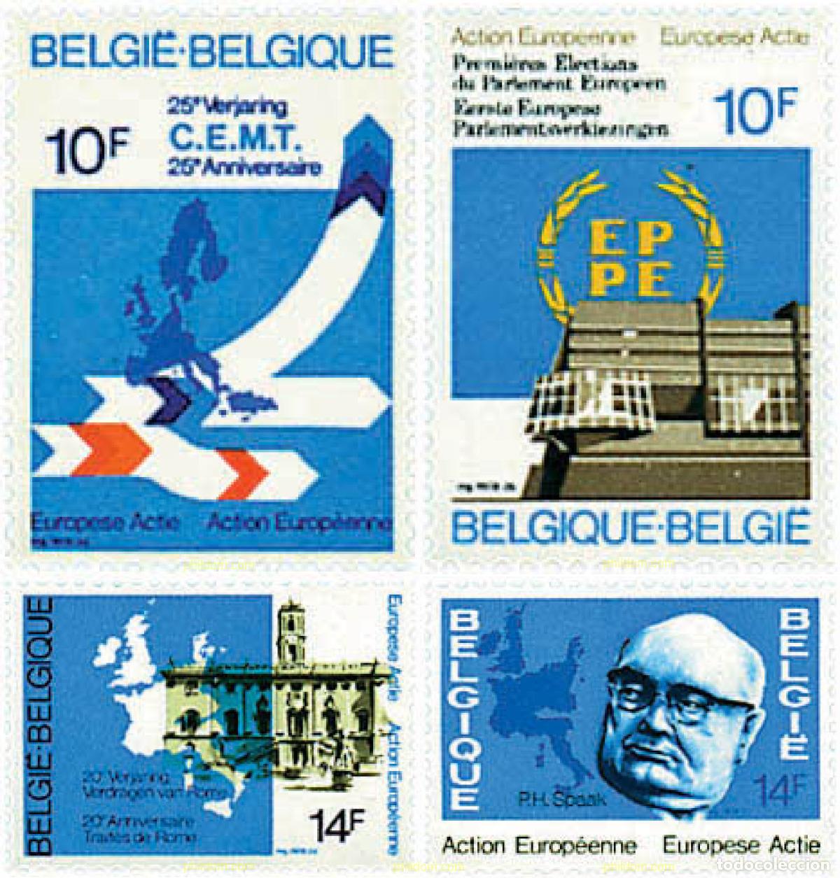 Sellos: 85066 MNH BELGICA 1978 ACCION EUROPEA