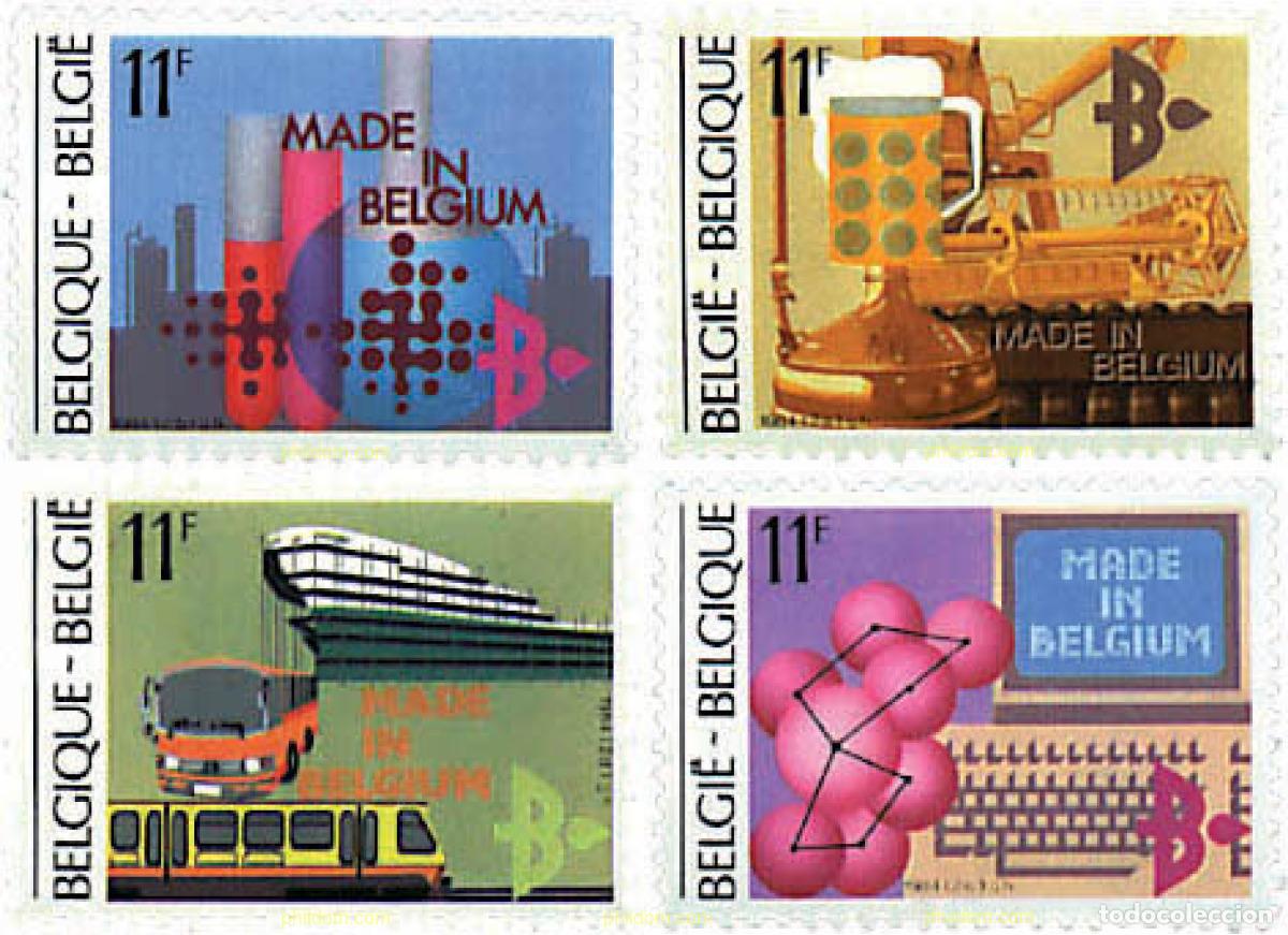 Sellos: 85290 MNH BELGICA 1984 EXPORTACIONES BELGAS