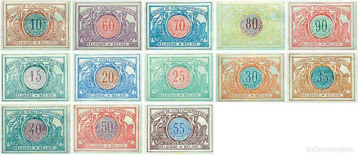 Sellos: 622443 HINGED BELGICA 1902 CIFRAS