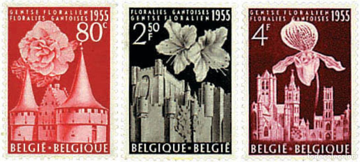 Sellos: 97112 MNH BELGICA 1955 FLORALIES EN GANTE