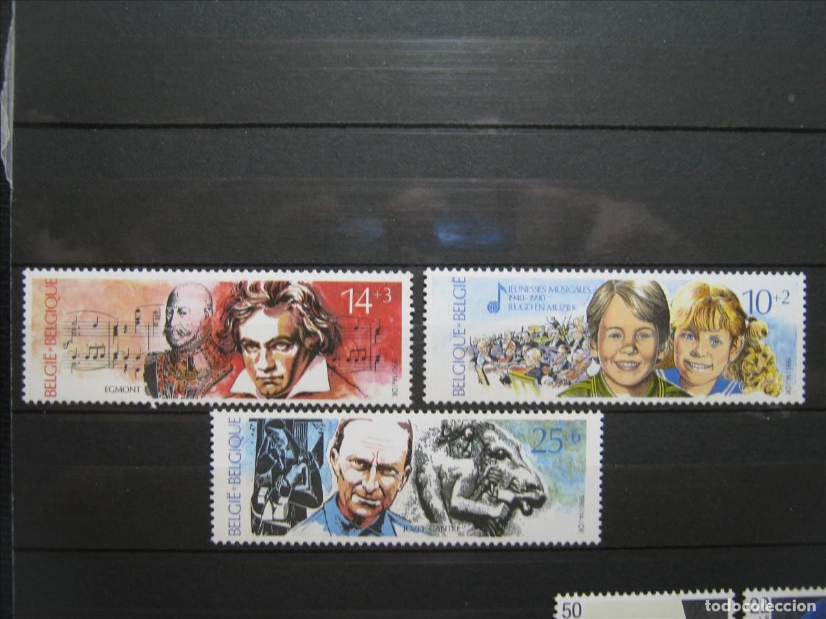 Selos: B&Eacute;LGICA 1990 SERIE YVERT 2387/2389 MNH** SIN CHARNELA LUJO.