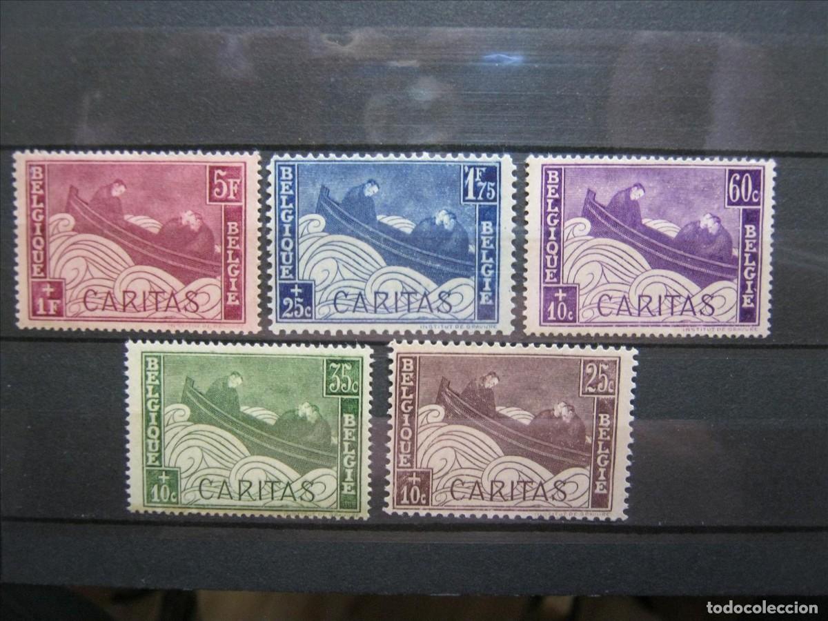 Sellos: B&Eacute;LGICA 1927 SERIE YVERT 249/253 MNH**/LH* LUJO.