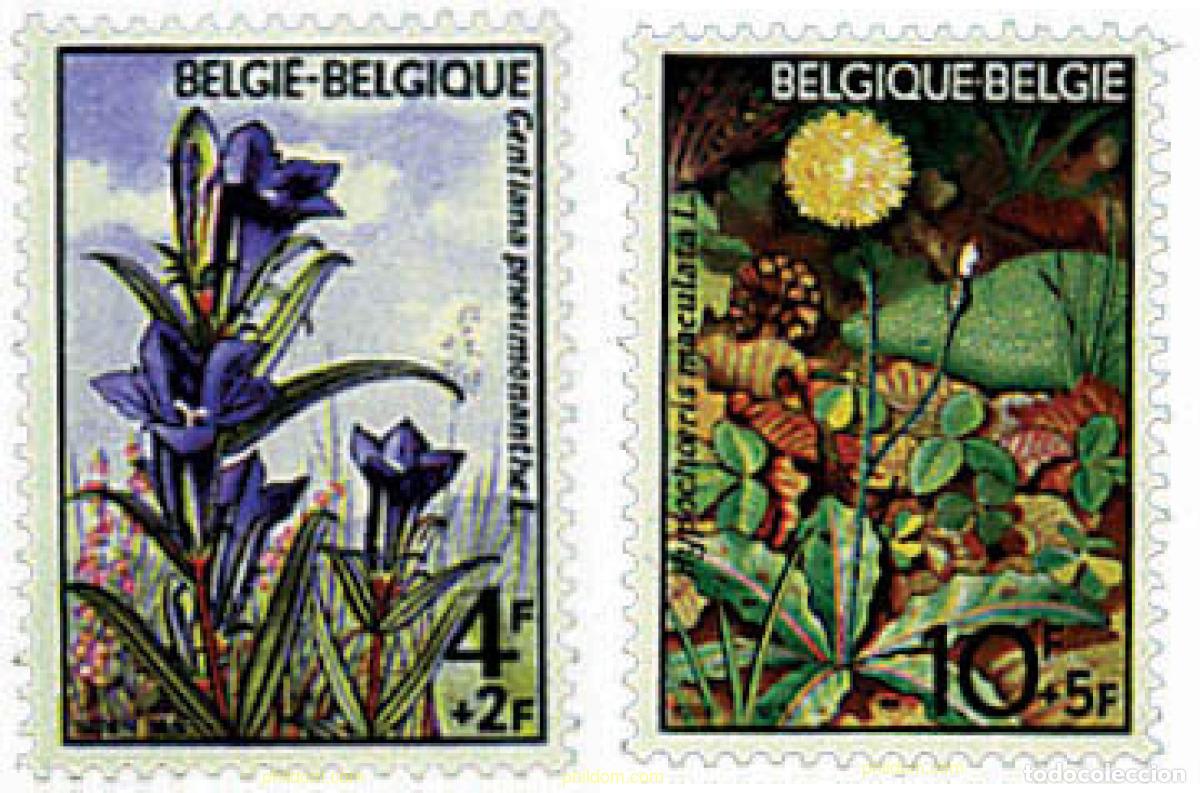 Sellos: 337991 MNH BELGICA 1974 FAUNA Y FLORA