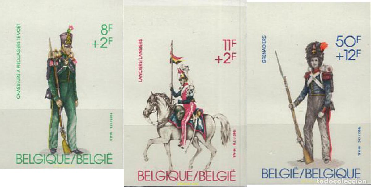 Sellos: 111566 MNH BELGICA 1983 UNIFORMES MILITARES