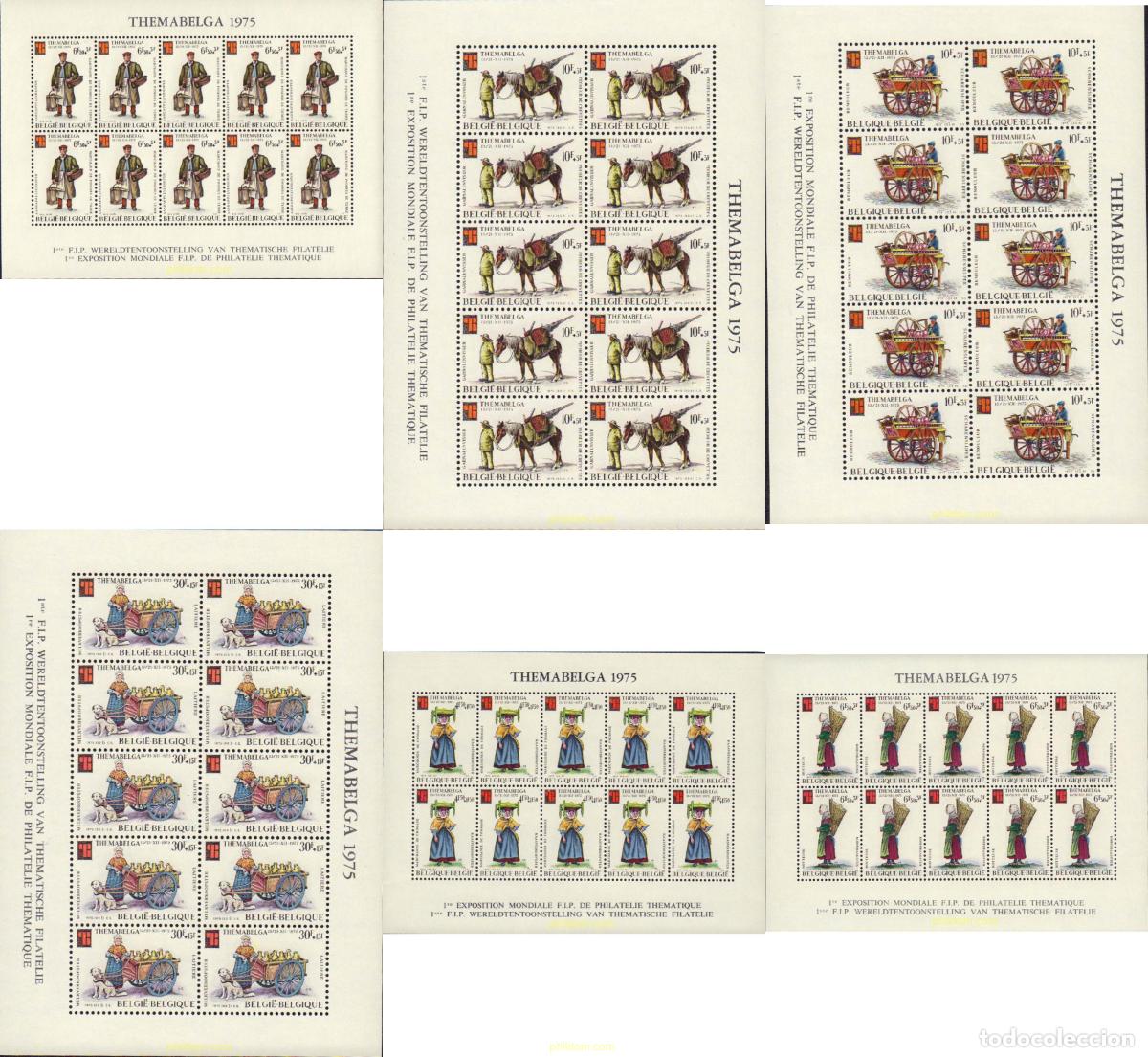 Sellos: 8129 MNH BELGICA 1975 THEMABELGA. EXPOSICION MUNDIAL DE FILATELIA TEMATICA