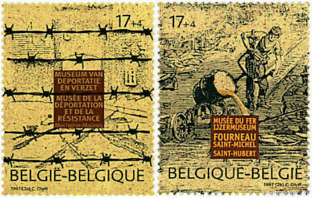 Sellos: 85316 MNH BELGICA 1997 PROMOCION DE LA FILATELIA. MUSEOS