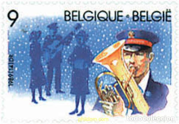 Sellos: 84938 MNH BELGICA 1989 NAVIDAD Y A&Ntilde;O NUEVO