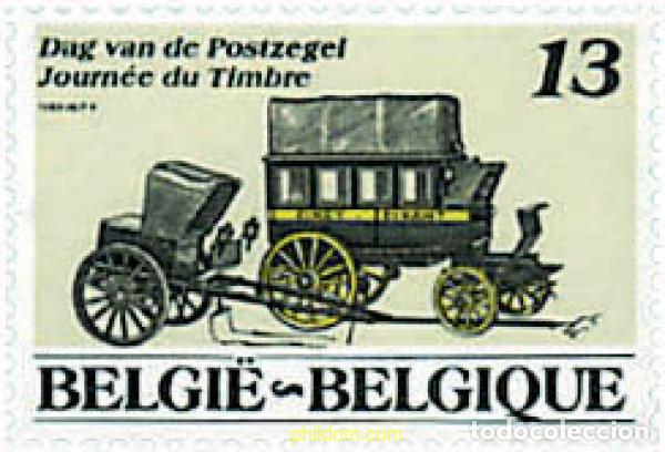 Sellos: 84930 MNH BELGICA 1989 DIA DEL SELLO