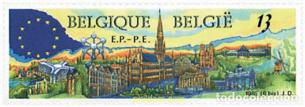 Sellos: 84932 MNH BELGICA 1989 TERCERAS ELECCIONES AL PARLAMENTO EUROPEO