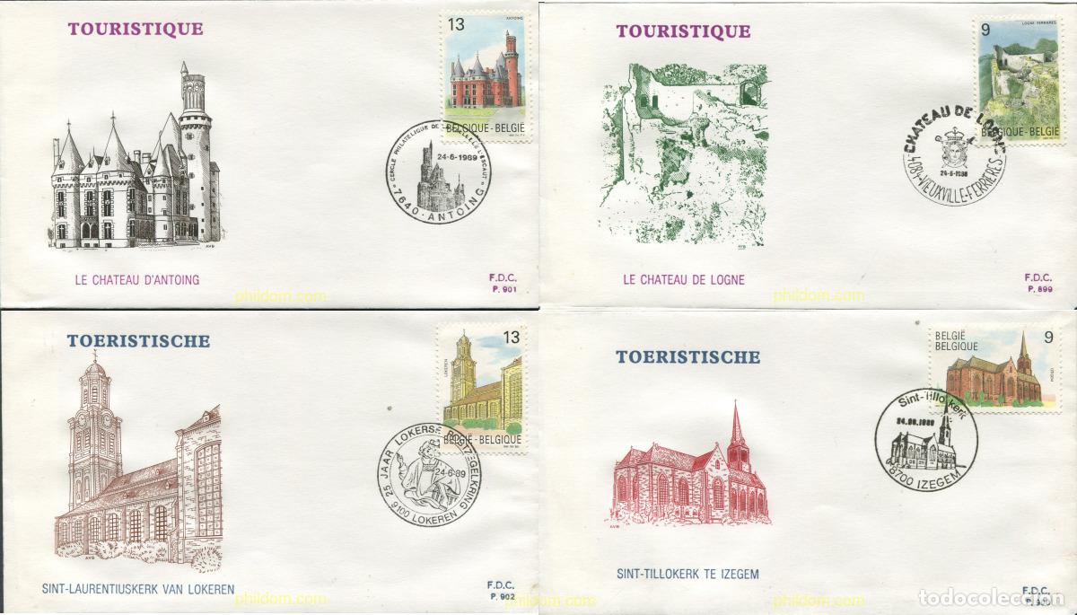 Sellos: 407424 MNH BELGICA 1989 TURISMO