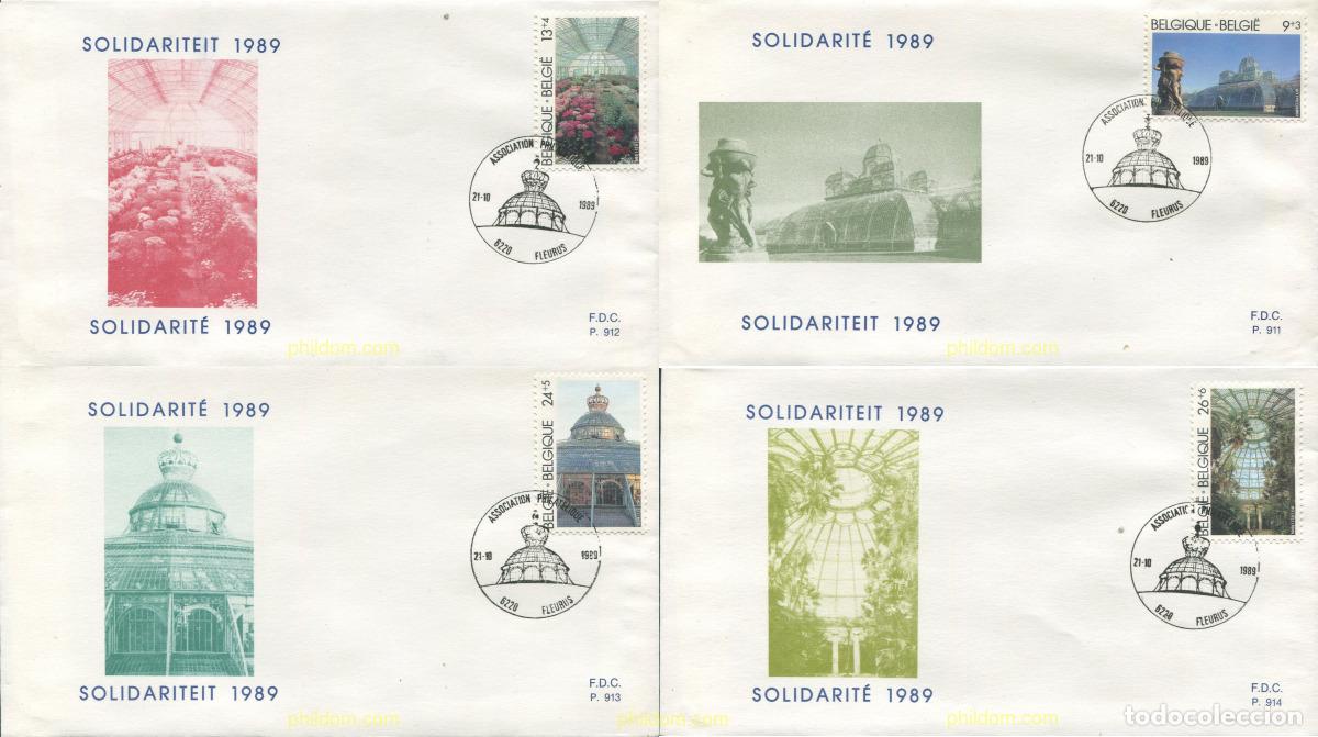 Sellos: 407429 MNH BELGICA 1989 REALES INVERNADEROS DE LAEKEN