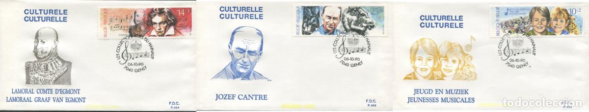 Sellos: 407418 MNH BELGICA 1990 PRO CULTURA