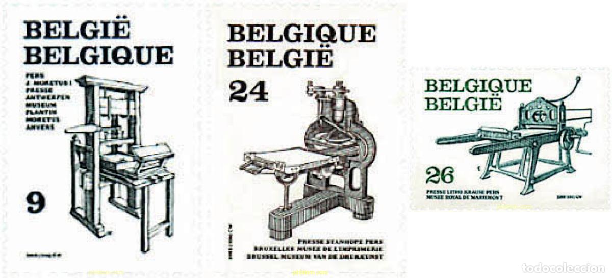 Sellos: 84918 MNH BELGICA 1988 PRENSAS E IMPRENTAS ANTIGUAS