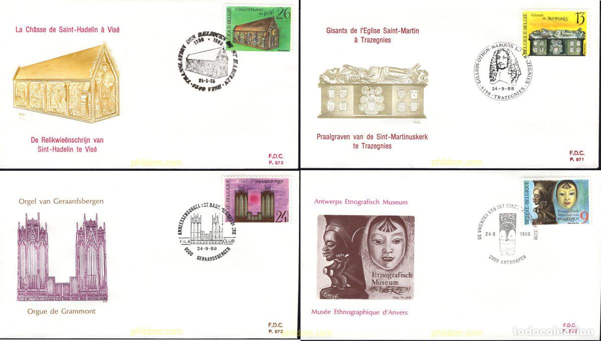 Sellos: 407445 MNH BELGICA 1988 PATRIMONIO CULTURAL