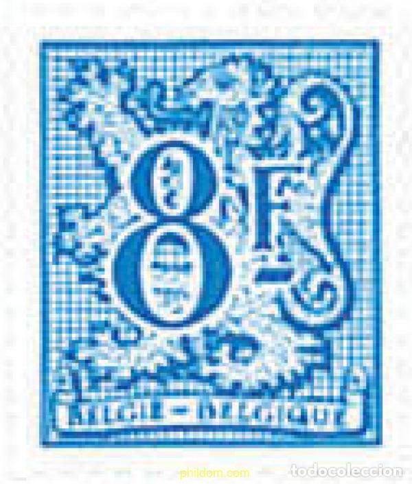 Francobolli: 85265 MNH BELGICA 1983 CIFRA SOBRE LEON HERALDICO