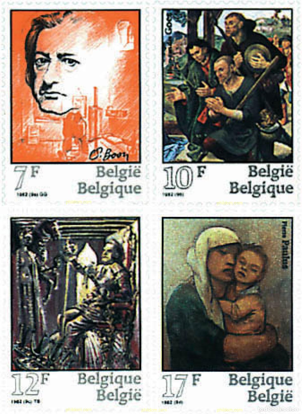 Sellos: 85212 MNH BELGICA 1982 CULTURA