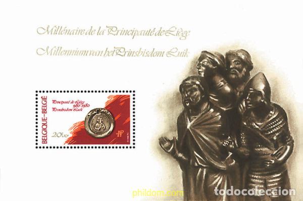 Sellos: 85182 MNH BELGICA 1980 MILENARIO DEL PRINCIPADO DE LIEJA
