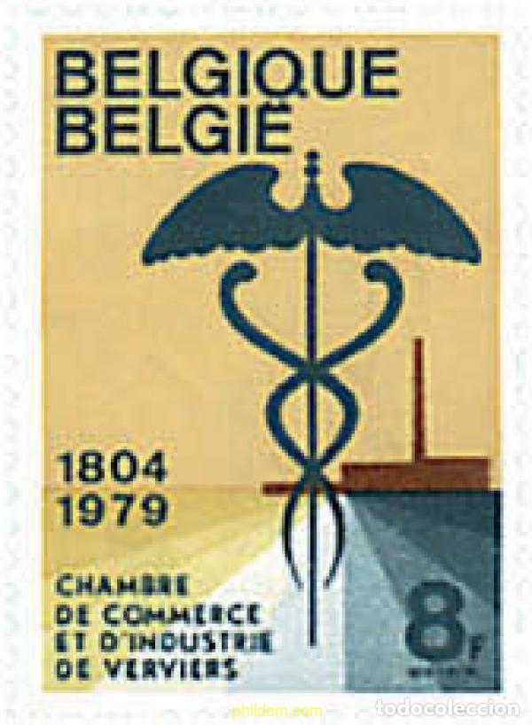 Sellos: 85092 MNH BELGICA 1979 175 ANIVERSARIO DE LA CAMARA DE COMERCIO Y DE INDUSTRIA DE VERVIERS
