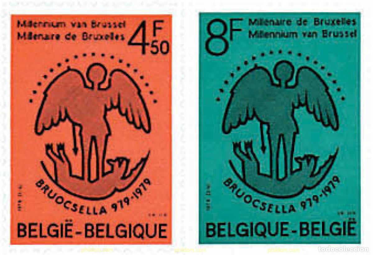 Sellos: 85078 MNH BELGICA 1979 MILENARIO DE BRUSELAS