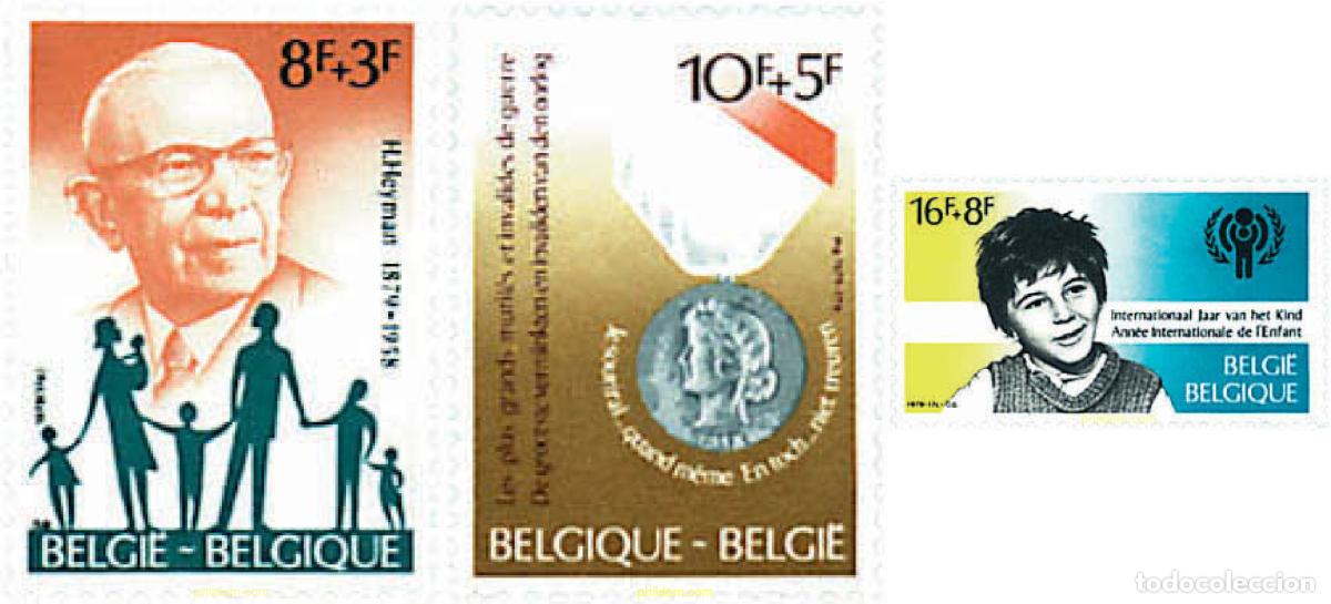 Sellos: 85125 MNH BELGICA 1979 PRO SOLIDARIDAD. ANIVERSARIOS