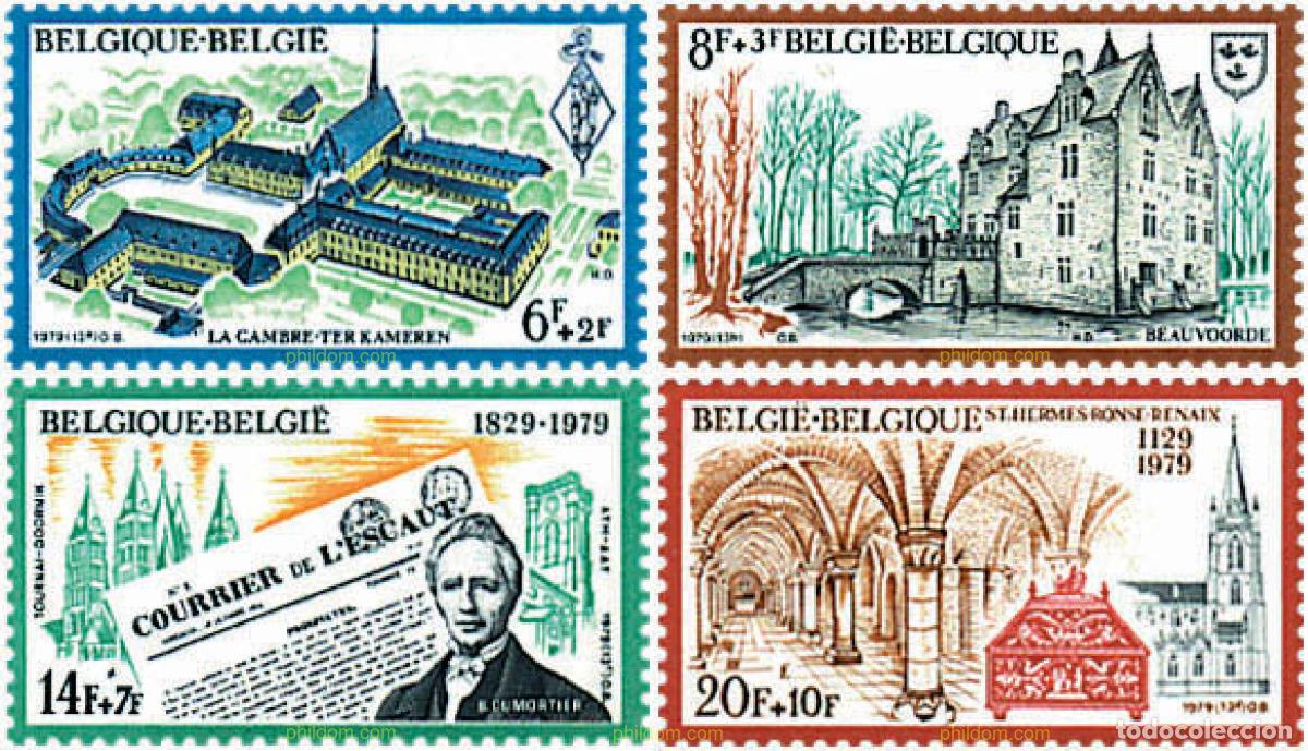 Sellos: 85093 MNH BELGICA 1979 PRO OBRAS CULTURALES