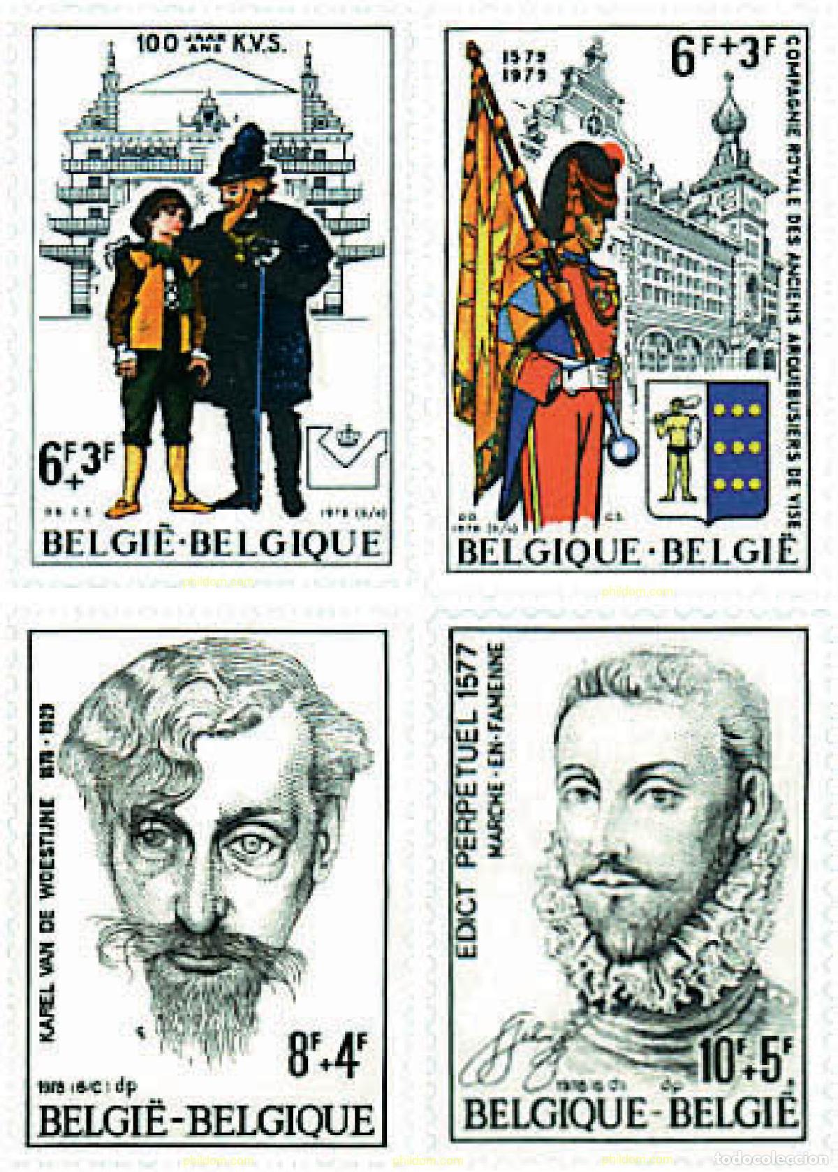 Sellos: 84975 MNH BELGICA 1978 PRO OBRAS CULTURALES