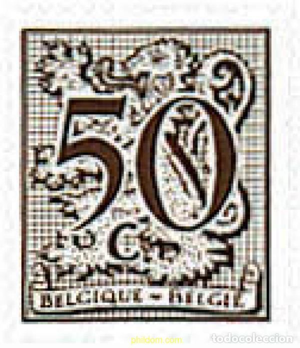 Sellos: 245313 MNH BELGICA 1979 CIFRA SOBRE LEON HERALDICO