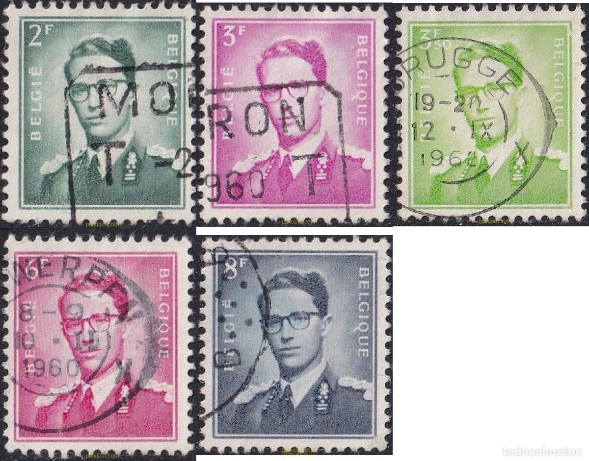 Sellos: 768085 USED BELGICA 1958 REY BALDUINO - Foto 1