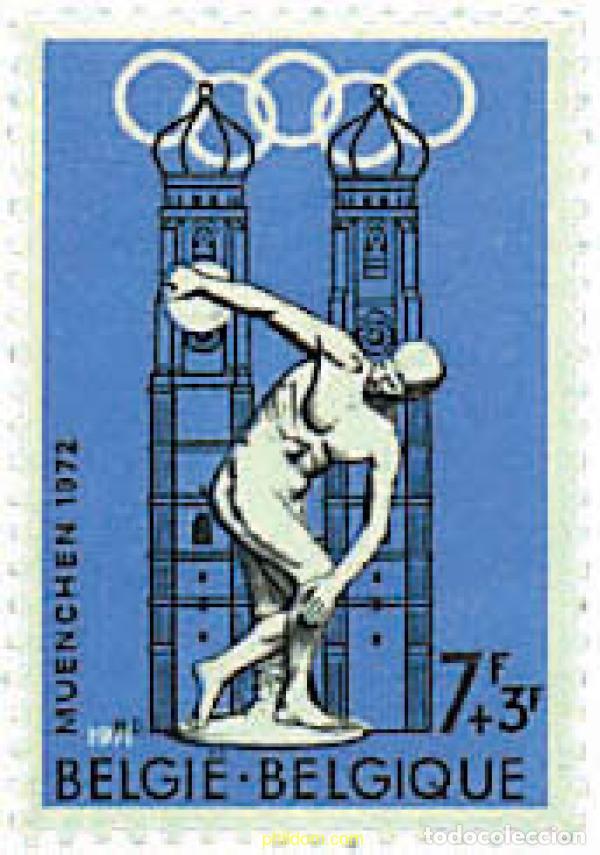 Timbres: 84643 MNH BELGICA 1971 20 JUEGOS OLIMPICOS VERANO MUNICH 1972