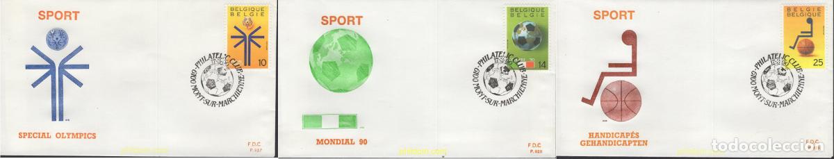 Sellos: 376121 MNH BELGICA 1990 DEPORTES