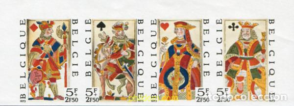 Sellos: 13832 MNH BELGICA 1973 NAIPES