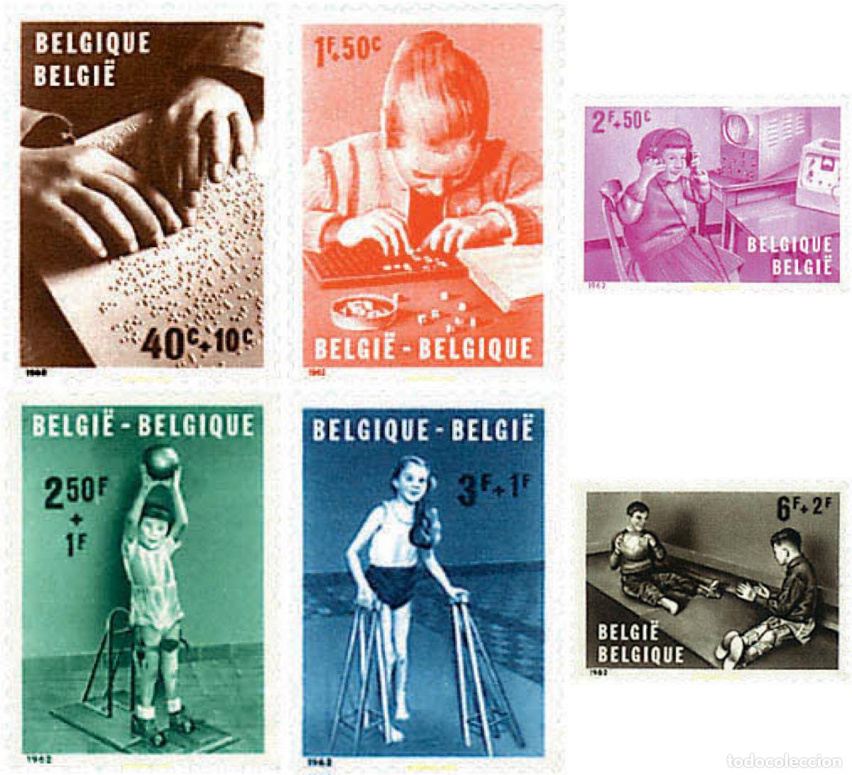 Sellos: 87053 MNH BELGICA 1962 PRO INSTITUCIONES PARA INFANCIA DISCAPACITADA