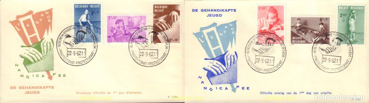 Sellos: 376834 MNH BELGICA 1962 PRO INSTITUCIONES PARA INFANCIA DISCAPACITADA