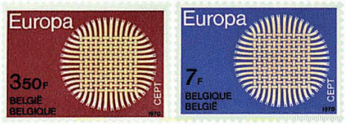 Sellos: 85925 MNH BELGICA 1970 EUROPA CEPT. SOL FLAMANTE