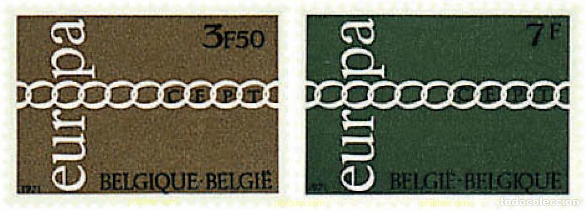 Sellos: 85926 MNH BELGICA 1971 EUROPA CEPT. FRATERNIDAD Y COOPERACION
