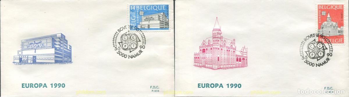 Sellos: 23008 MNH BELGICA 1990 EUROPA CEPT. OFICINAS POSTALES