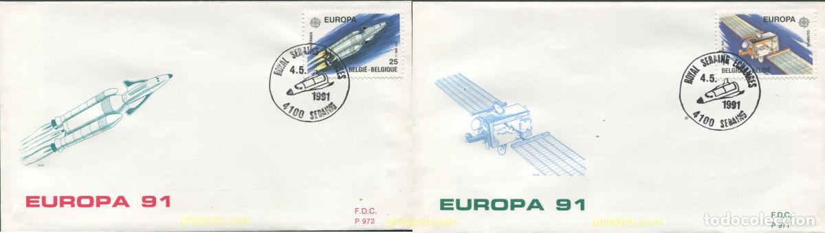 Sellos: 23009 MNH BELGICA 1991 EUROPA CEPT. TELECOMUNICACIONES