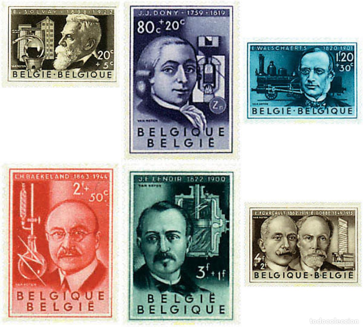Sellos: 83775 MNH BELGICA 1955 INVENTORES