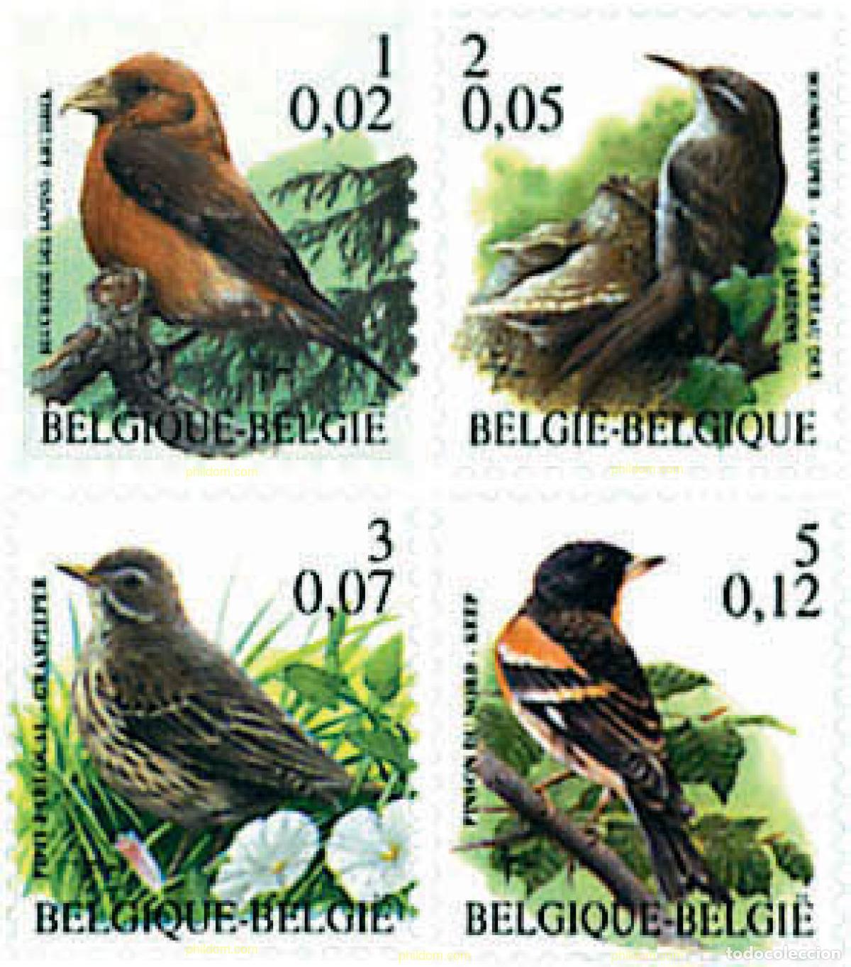 Sellos: 87370 MNH BELGICA 2000 AVES