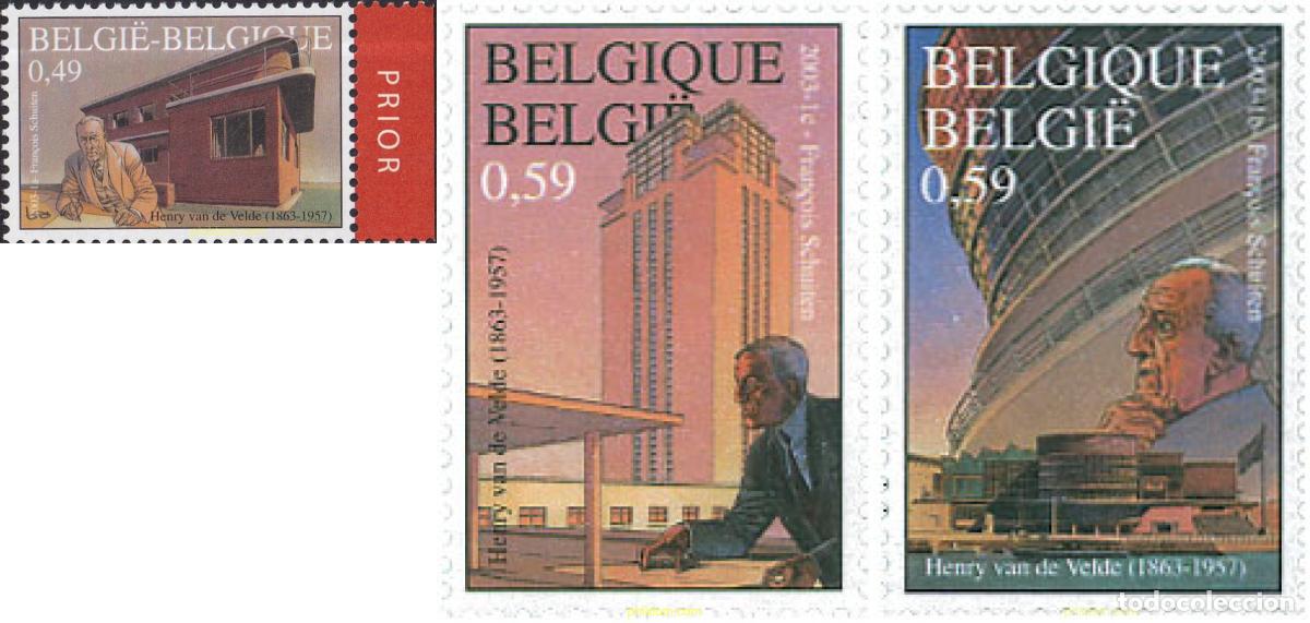 Sellos: 113928 MNH BELGICA 2025 140 ANIVERSARIO DEL NACIMIENTO DE HENRY VAN DE VELDE